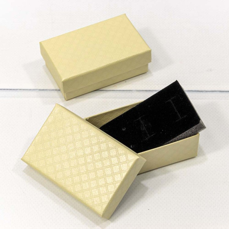 61258/3 Коробка Прямоугольная 8*5*2,5 "Ромбики" Бежевый 1/24 1/576