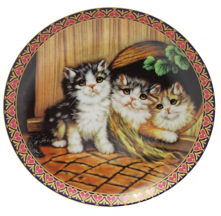 TR-30 Тарелка с кошками d=20,5 см