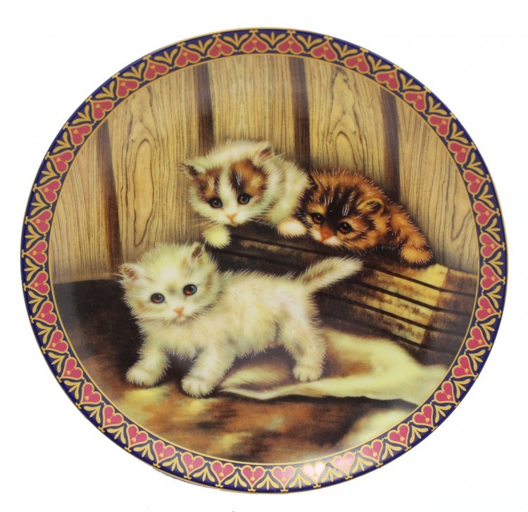 TR-30 Тарелка с кошками d=20,5 см
