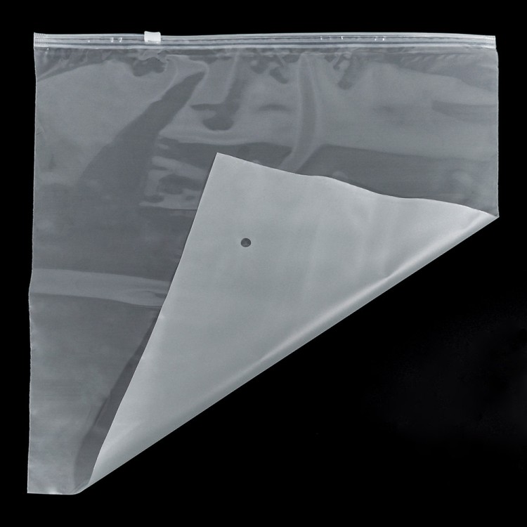 4060-3538 Пакет упаковочный с замком слайдер 35*38 (50 шт.) глянцевый/матовый с отверстием 150мкм 1/18