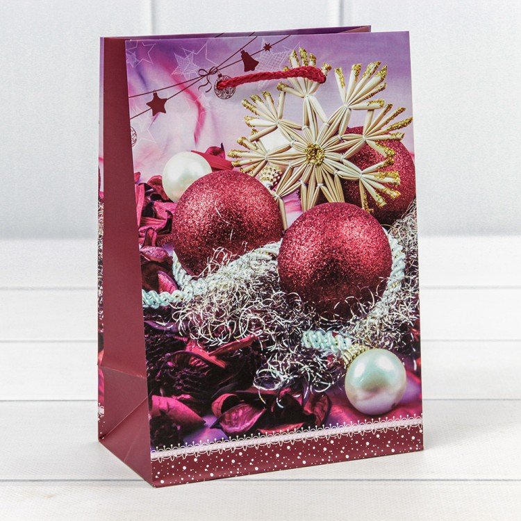 300431G Пакет подарочный "Новый год" (микс 431) 14*20*8 128г 1/20 1/600