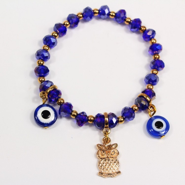 200136 Браслет с подвеской совы 65 мм