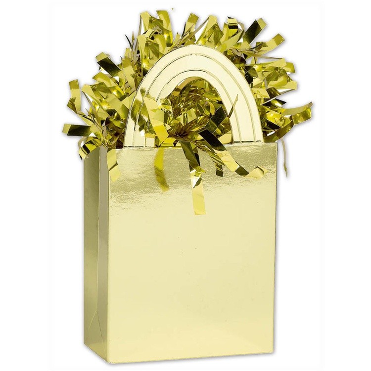 1302-0740 Грузик для шара "Сумочка" Золотой 160г 1302-0740 Грузик для шара "Сумочка" Золотой 160г