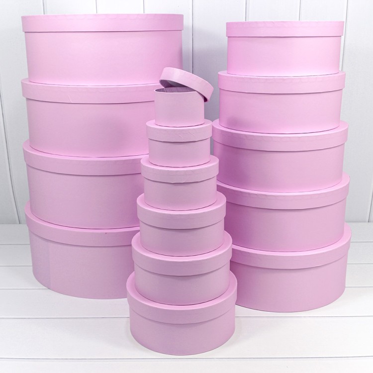 7211501/1925	Коробки Круглые Набор 1/15 46,5*17,1 Сиреневый 1/1																						