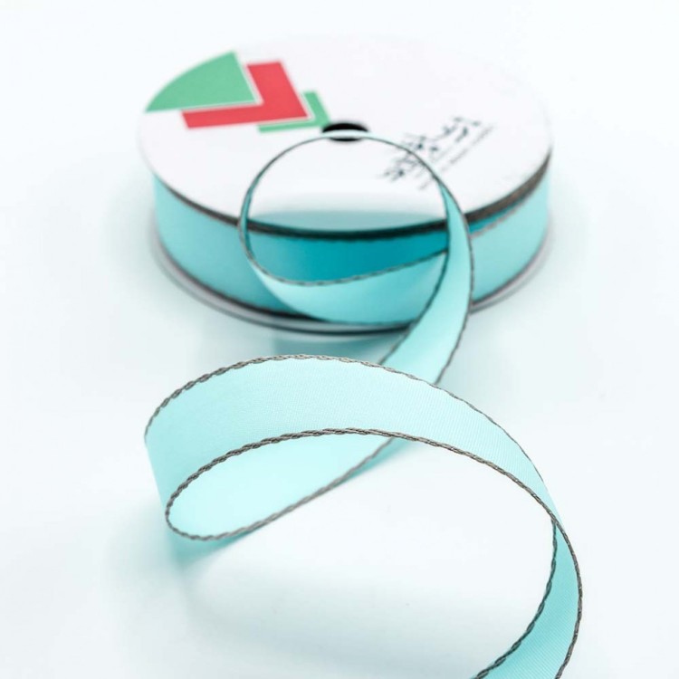 534-28/8 Лента декоративная с каймой (полиэстер) 2,8 см*25 ярдов небесно-голубой 1/8 1/192 534-28/8 Лента декоративная с каймой (полиэстер) 2,8 см*25 ярдов небесно-голубой 1/8 1/192