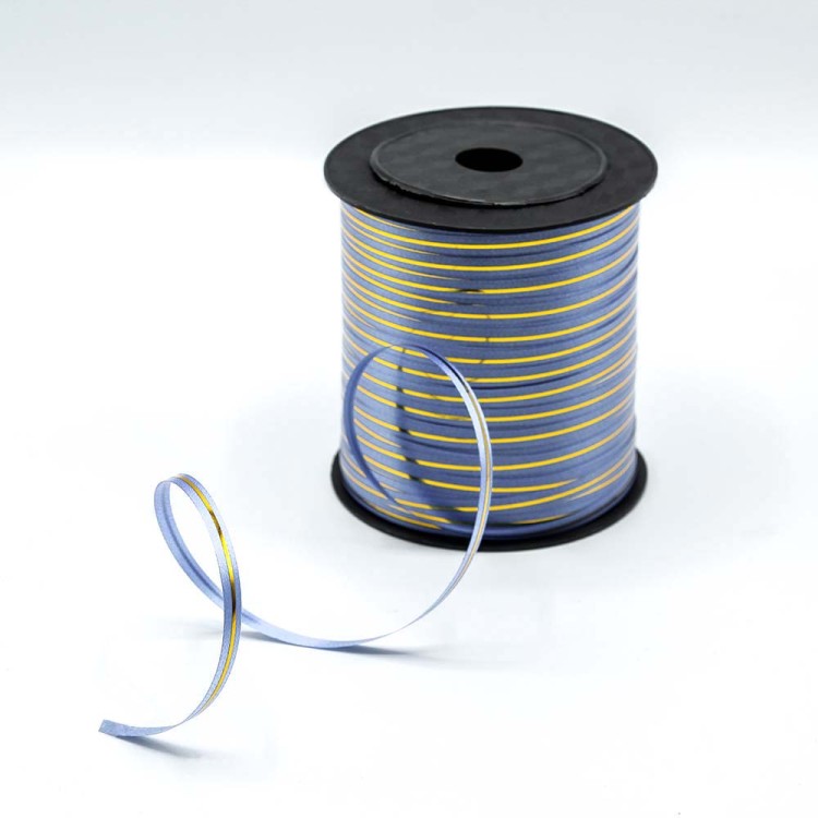 500580/7 Лента Полипропилен (бобина) с золотой полосой 0,5см*250ярд Синий 1/5 1/60 500580/7 Лента Полипропилен (бобина) с золотой полосой 0,5см*250ярд Синий 1/5 1/60