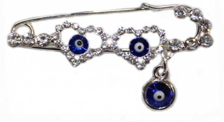 200-23 Булавка "Два сердца" 65 мм