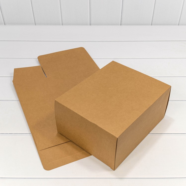 0007242 Коробка Прямоугольная 25*20*12 сборная Крафт 1/20 1/300 0007242 Коробка Прямоугольная 25*20*12 сборная Крафт 1/20 1/300