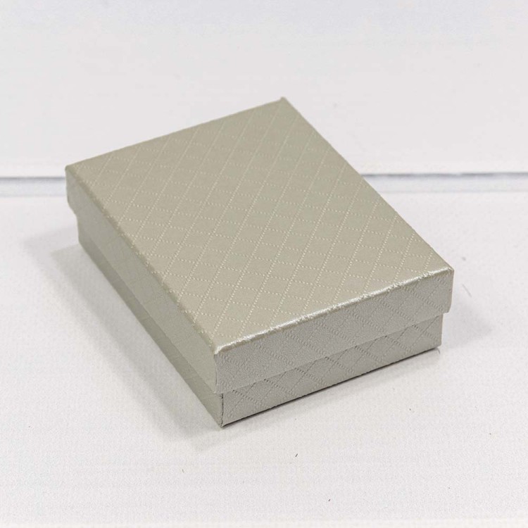 61279/6 Коробка Прямоугольная 9*7*2,8 "Ромбики" Серый 1/12 1/480