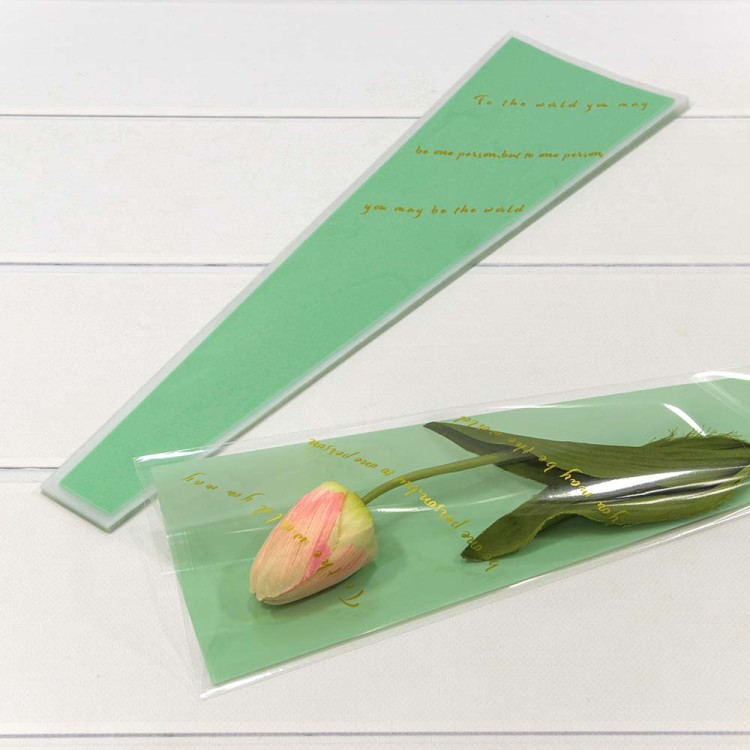 001560/5	Плёнка в листах "Конус для цветов" 12,5*4*45 (30 шт.) Мятный 1/200