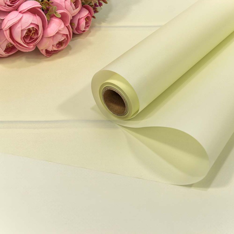 001353/16 Плёнка 0,58*10м с перламутровым отливом 50мкм Бежевый 1/30