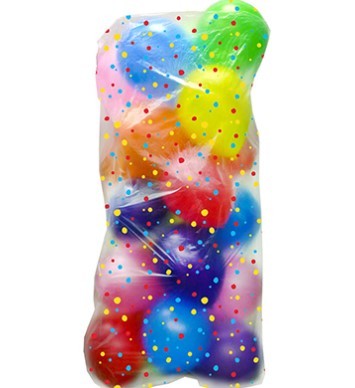 1302-1173 Пакет для надутых шаров с рисунком Точки