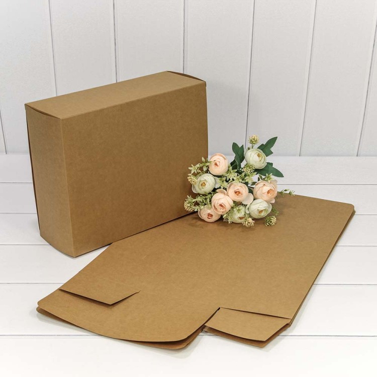 0007244 Коробка Прямоугольная 32*26*12 сборная Крафт 1/20 1/300 0007244 Коробка Прямоугольная 32*26*12 сборная Крафт 1/20 1/300