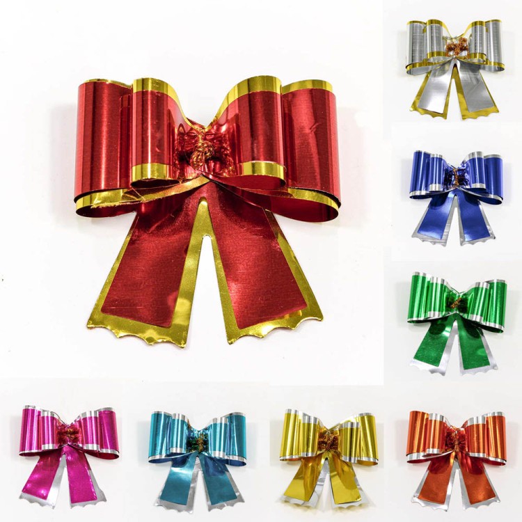 00052132 Бант-бабочка двойной 3,2 см зеркальный 1/200 1/10000