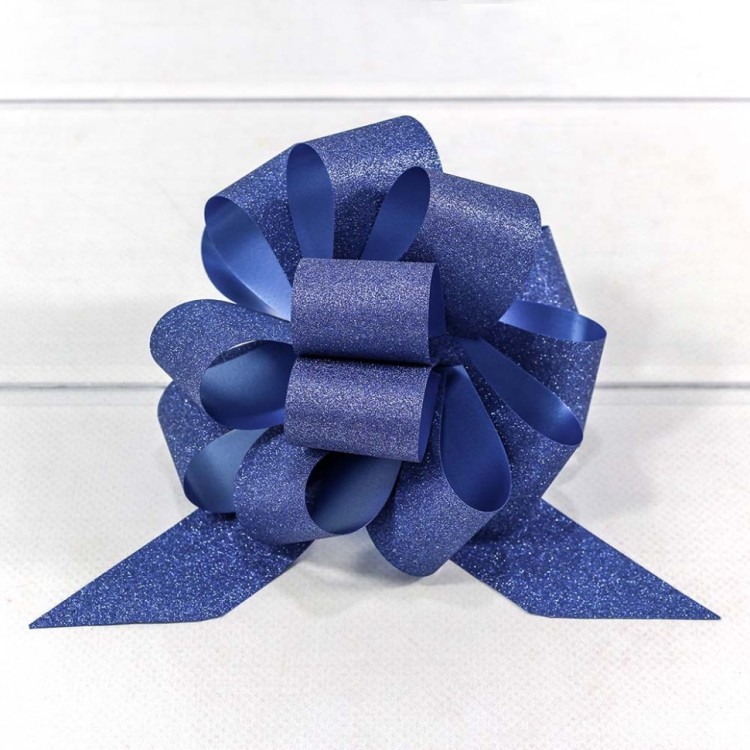 00052330L Бант-шар 3см "Блеск" Синий 1/50 1/2000