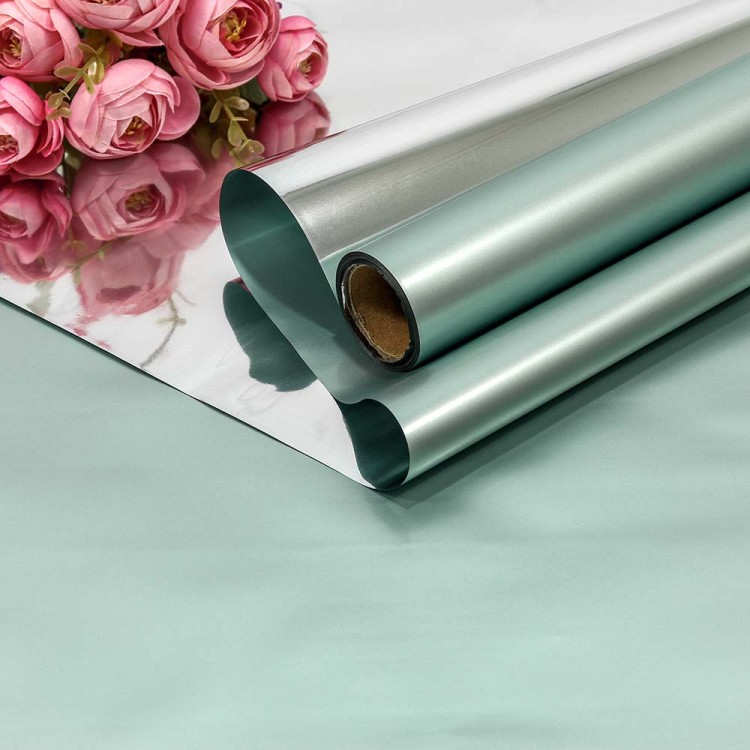 001328/7 Плёнка 0,58*10м матовая металлизированная Умеренно-бирюзовый 1/30