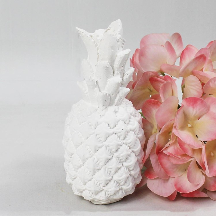 1004050000 АНАНАСИК малый, гипс, белый H-133мм D-63мм