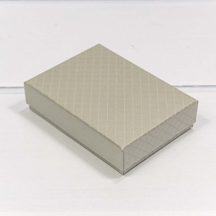 612811/6 Коробка Прямоугольная 11*8*3,4 "Ромбики" Серый 1/12 1/360