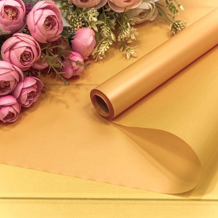 001310/12 Плёнка с жемчужным отливом 50мкм 0,58*10м Жёлтый 1/30